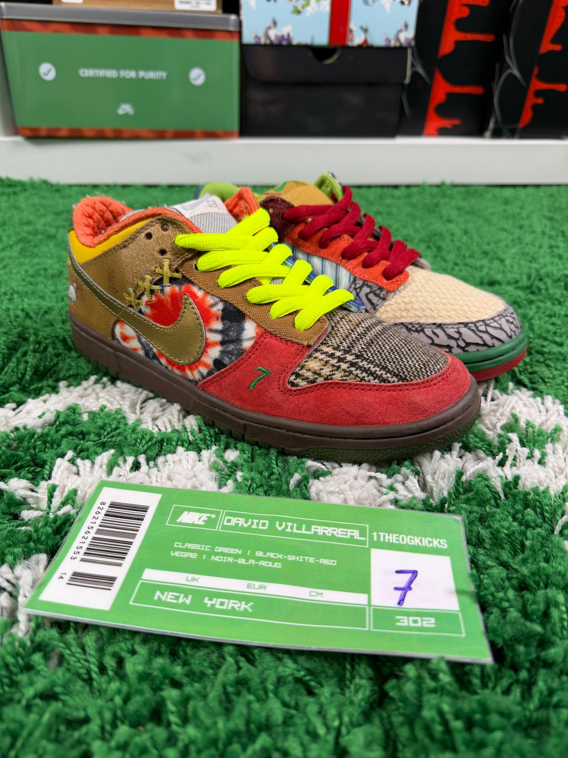 Nike Sb What The Dunks - Size 7