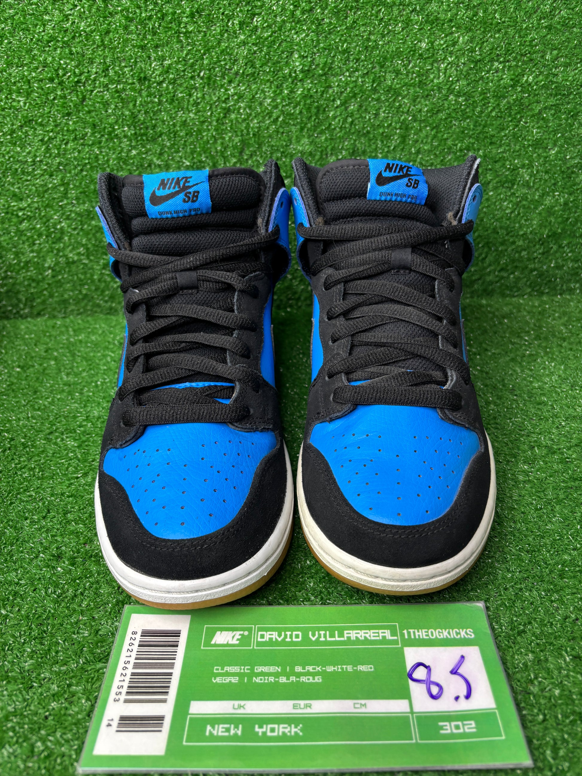 Nike Sb Blue Fury Highs - Size 8.5