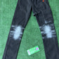 Off-White Black Slim Asymmetric Jeans - Size S